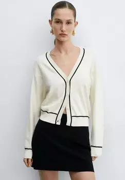 Кардиган PIPING Mango, цвет grezzo