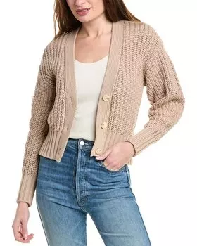 Кардиган Pistola Mallory с изогнутыми рукавами, коричневый