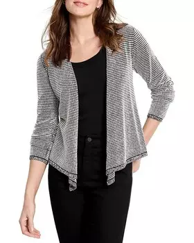 Кардиган пиксельной вязки NIC+ZOE, 4 направления, мультиколор