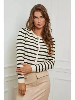 Кардиган Plume, цвет schwarz/beige