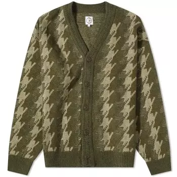 Кардиган Polar Skate Co. Louis Houndstooth, зеленый