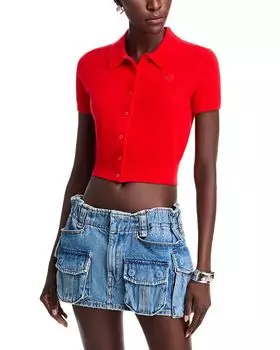 Кардиган поло alexanderwang.t, красный