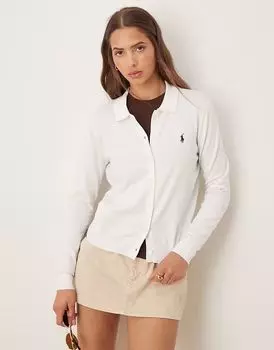 Кардиган Polo Ralph Lauren белого цвета