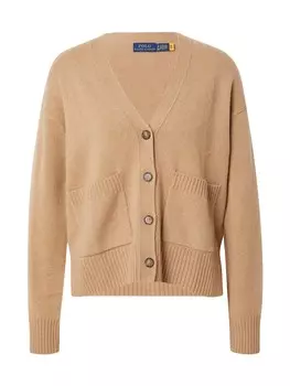 Кардиган Polo Ralph Lauren Knit Cardigan, кэмел