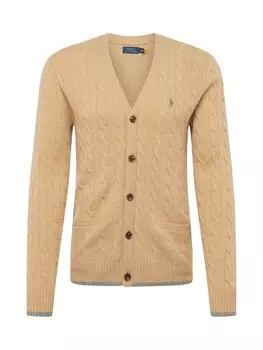 Кардиган Polo Ralph Lauren Knit Cardigan, кэмел