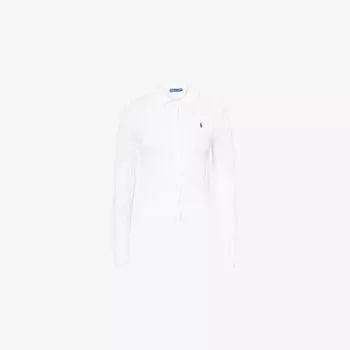 Кардиган Polo Ralph Lauren с вышитым логотипом, белый