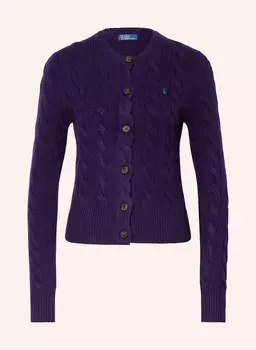 Кардиган POLO RALPH LAUREN, темно-фиолетовый