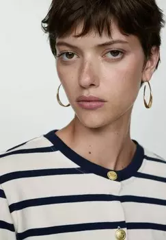 Кардиган PORTO Mango, кремовый