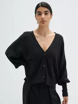 Кардиган повседневного кроя Inwear, черный