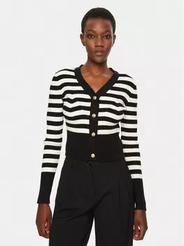 Кардиган приталенного кроя Fracomina, черный