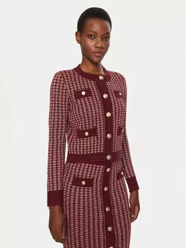 Кардиган приталенного кроя Fracomina, красный