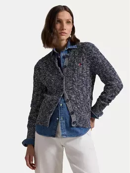 Кардиган приталенного кроя Polo Ralph Lauren, синий