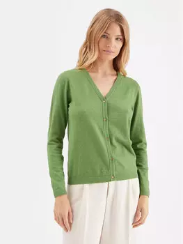 Кардиган прямого кроя Cream, зеленый
