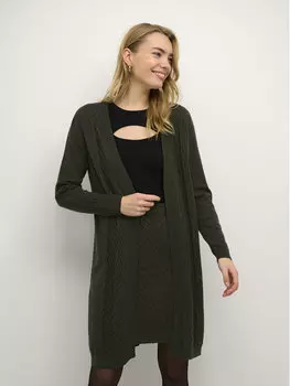 Кардиган прямого кроя Cream, зеленый