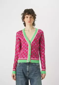 Кардиган Puertollano Cardigan Pinko, цвет fuxia/verde