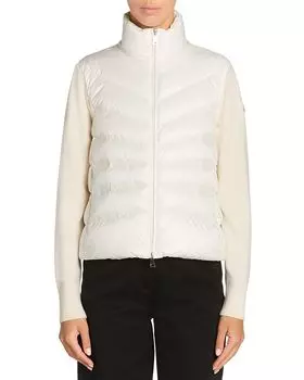 Кардиган-пуховик Moncler, белый