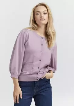 Кардиган PULZ, фиолетовый