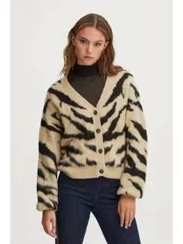 Кардиган PULZ Jeans, бежевый