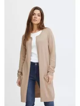 Кардиган PULZ Jeans, бежевый