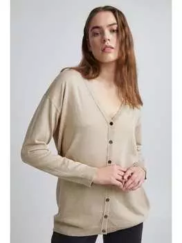 Кардиган PULZ Jeans, бежевый