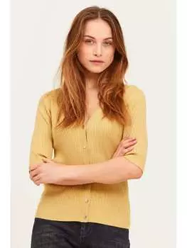 Кардиган PULZ Jeans, цвет hellgelb