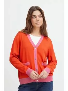 Кардиган PULZ Jeans, красный