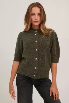 Кардиган PULZ Jeans PZASTRID 50206202, зеленый