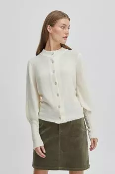 Кардиган PULZ Jeans Strickjacke PZASTRID LS 50206914, натуральный