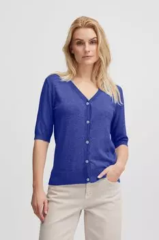 Кардиган PULZ Jeans Strickjacke PZSARA CAR 50207278, синий