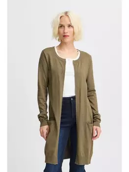 Кардиган PULZ Jeans Strickjacke, серый