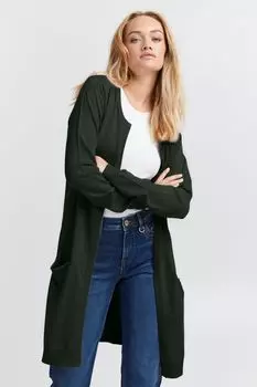 Кардиган PULZ Jeans Strickjacke, синий