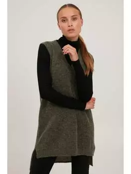 Кардиган PULZ Jeans, темно-зеленый