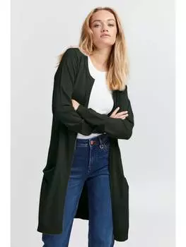 Кардиган PULZ Jeans, зеленый