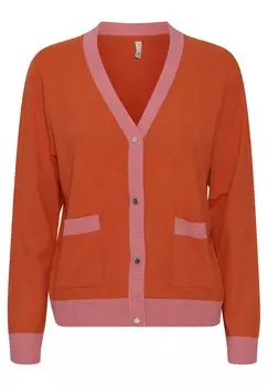 Кардиган PULZ, красный