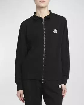 Кардиган Punto Milano на молнии Moncler, цвет Black