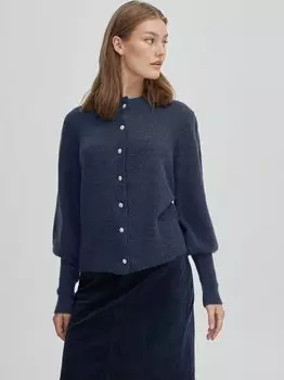 Кардиган пзастрид Pulz Jeans, синий