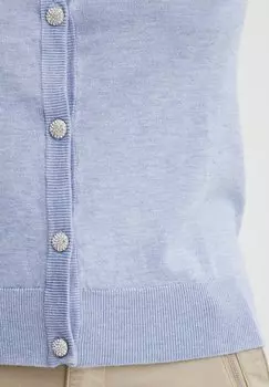 Кардиган PZSARA CAR PULZ, фиолетовый