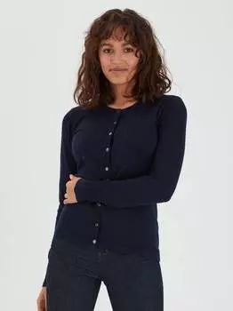 Кардиган пзсара Pulz Jeans, синий