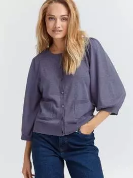 Кардиган пзсара Pulz Jeans, синий