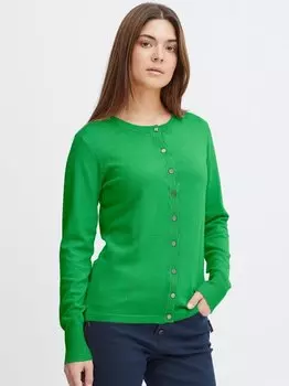 Кардиган пзсара Pulz Jeans, зеленый