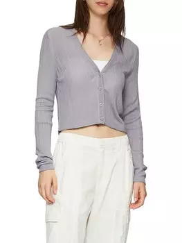 Кардиган QS by sOliver, светло-серый