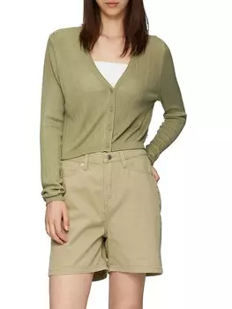 Кардиган QS by sOliver, зеленый