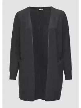 Кардиган QS Strickjacke langarm, черный
