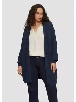 Кардиган QS Strickjacke langarm, синий