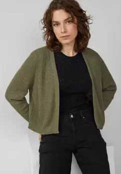 Кардиган QS, темно-зеленый