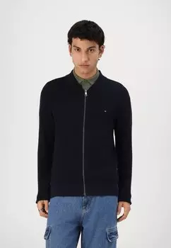 Кардиган RACKING STRUCTURE BASEBALL Tommy Hilfiger, темно-синий