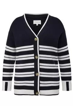 Кардиган RAYURES CONTRASTANTES Triangle, темно-синий