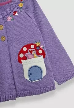 Кардиган REGULAR FIT JoJo Maman Bb, фиолетовый