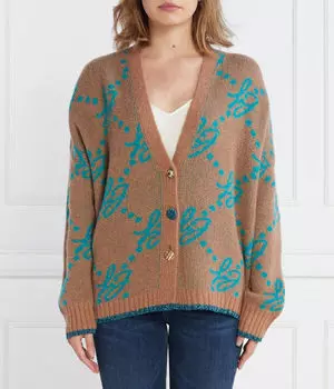 Кардиган Regular Fit Liu Jo, коричневый