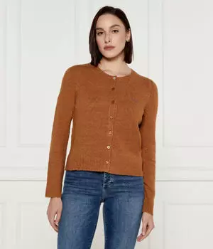 Кардиган Regular fit Liu Jo, коричневый